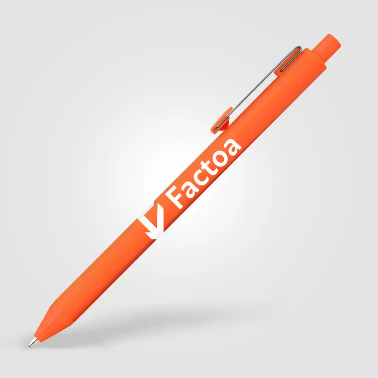 Vela Essentials Recycled Plastic Soft Touch Gel Pen #10