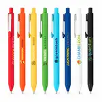Stylo gel Vela Essentials doux au toucher en plastique recyclé