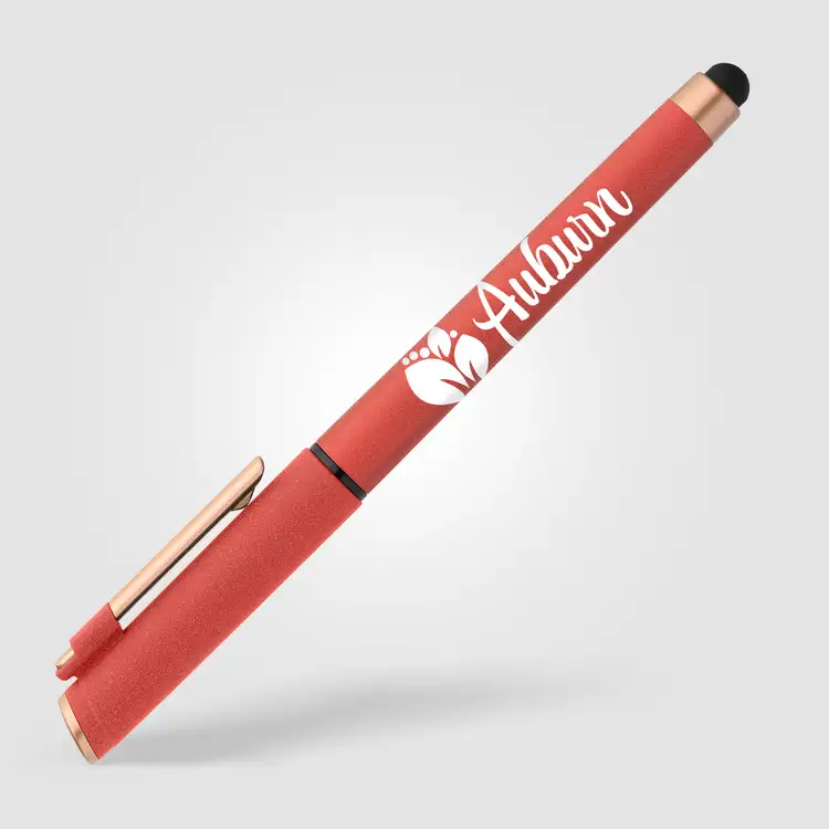 York Recycled Plastic Bronze Trim Stylus Gel Pen #14