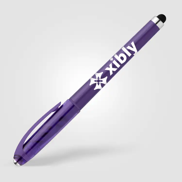 Prism Recycled Plastic Fidget Ball Stylus Gel Pen #10