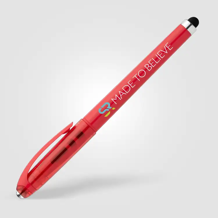 Prism Recycled Plastic Fidget Ball Stylus Gel Pen #11
