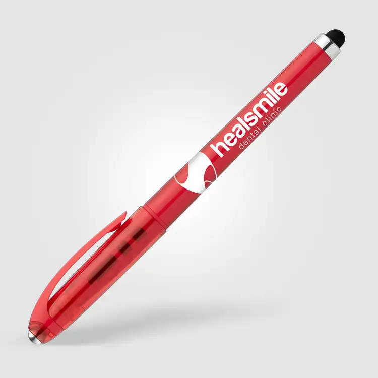 Prism Recycled Plastic Fidget Ball Stylus Gel Pen #12