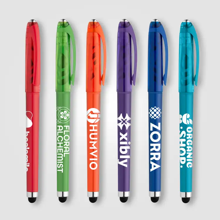 Prism Recycled Plastic Fidget Ball Stylus Gel Pen #2