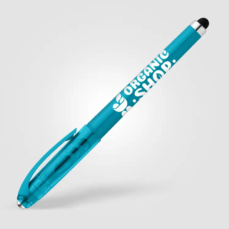 Prism Recycled Plastic Fidget Ball Stylus Gel Pen #6