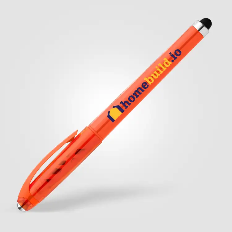 Prism Recycled Plastic Fidget Ball Stylus Gel Pen #7