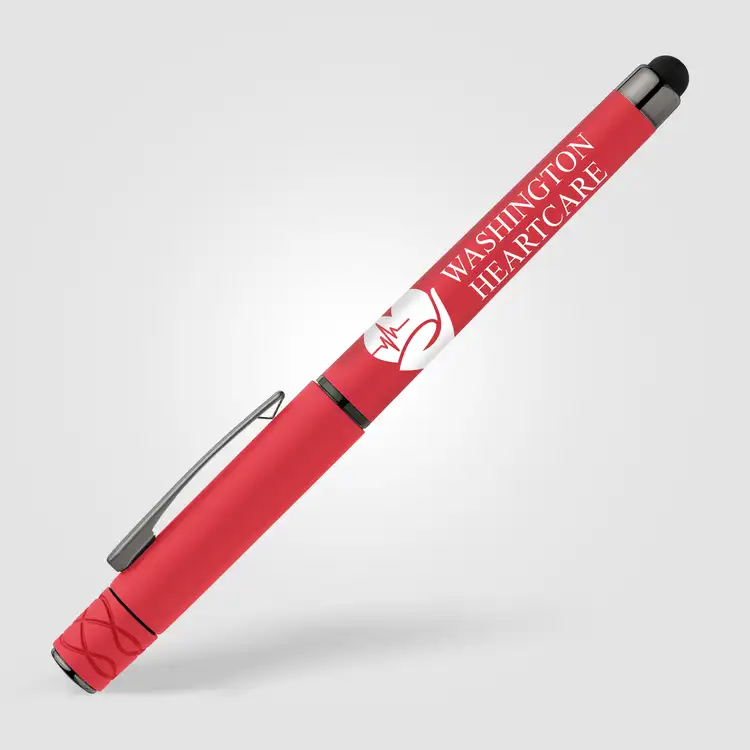 Tavi Recycled Plastic Fidget Spinner Stylus Gel Pen #10