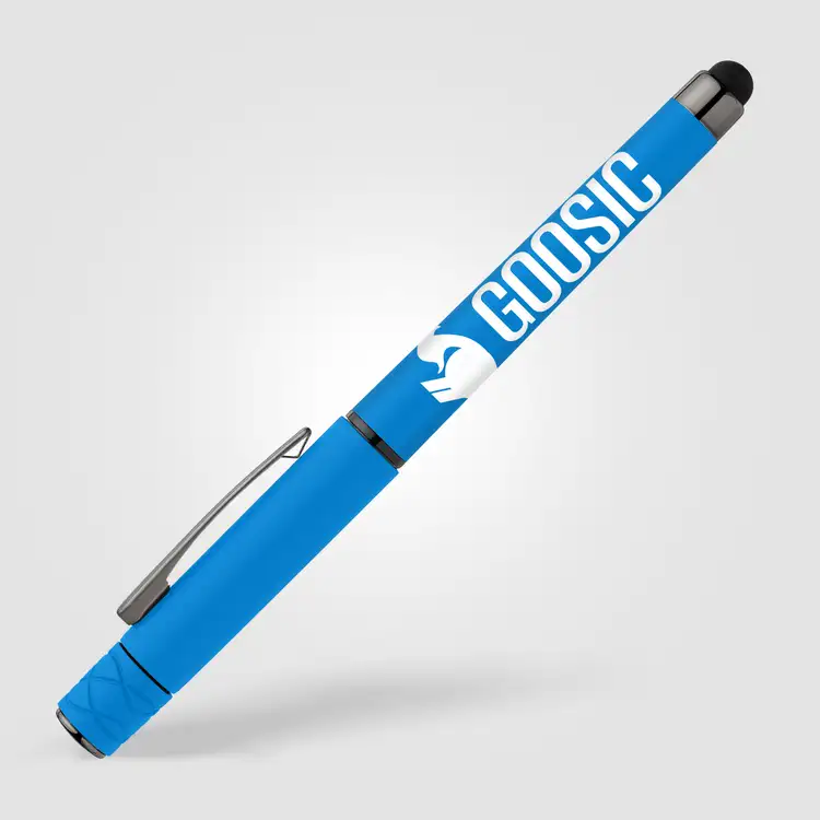 Tavi Recycled Plastic Fidget Spinner Stylus Gel Pen #6