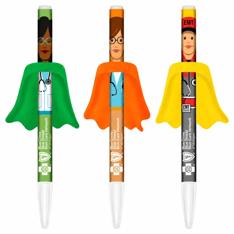 Pen Heroes Healthcare Series Female with Cape Pen