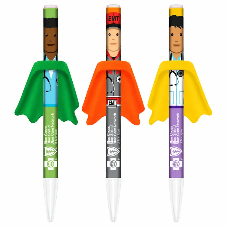 Stylo médical Pen Heroes pour homme avec cape