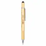 Jorge Hexagonal Barrel Bamboo Multifunction Pen with Stylus