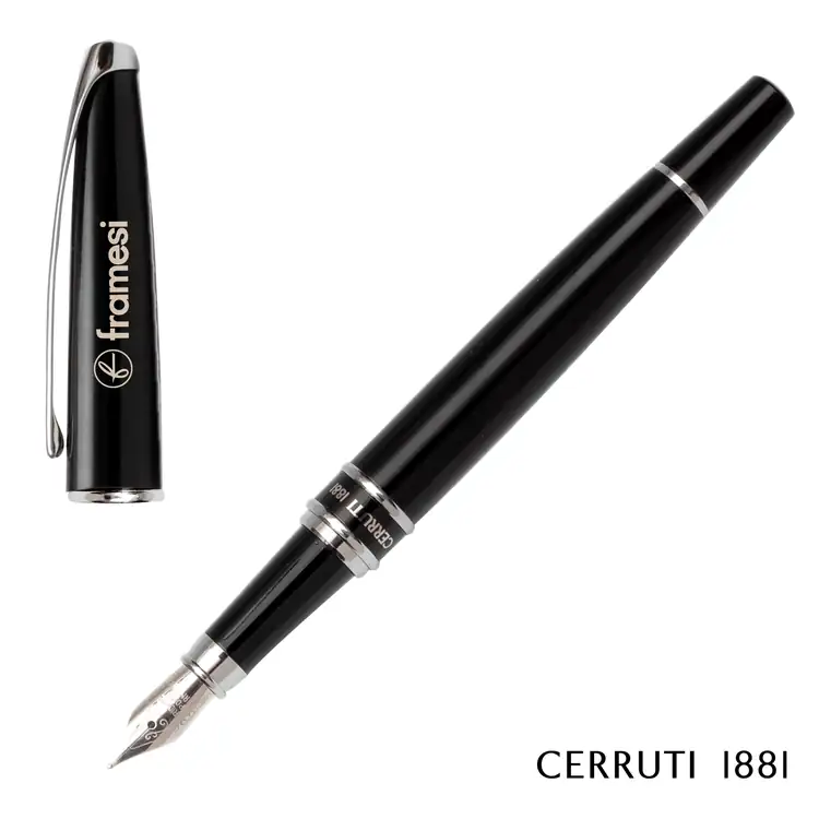 Cerruti 1881 Silver Clip Fountain Pen