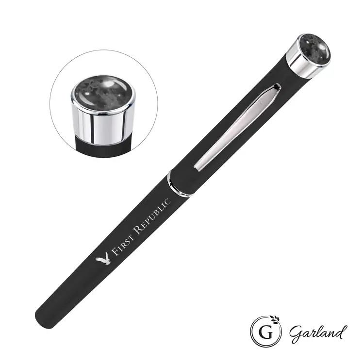 Stylo roller Garland Color Matte Aura avec garnitures chromées #2