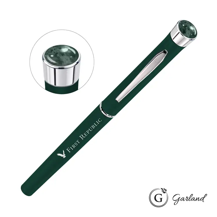 Stylo roller Garland Color Matte Aura avec garnitures chromées #4