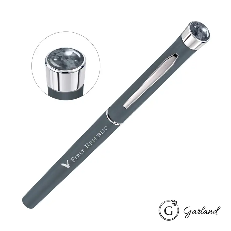Stylo roller Garland Color Matte Aura avec garnitures chromées #5