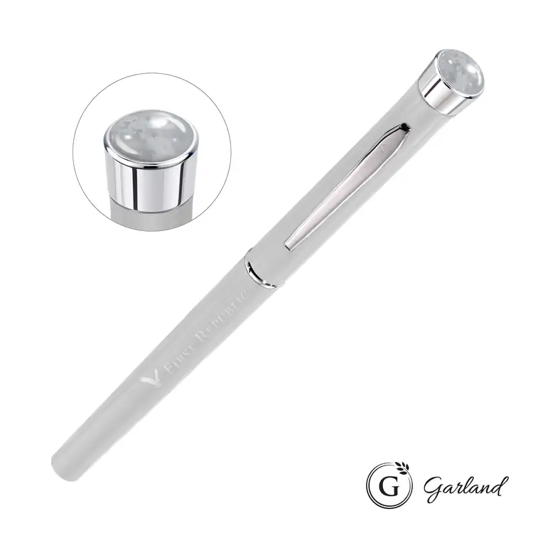 Stylo roller Garland Color Matte Aura avec garnitures chromées #6