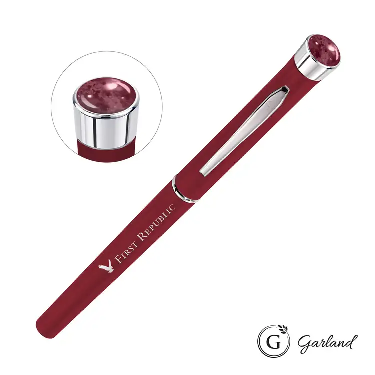 Stylo roller Garland Color Matte Aura avec garnitures chromées #8
