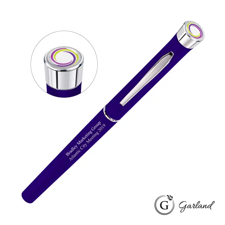 Garland Color Matte Custom Rollerball Pen - Chrome #7