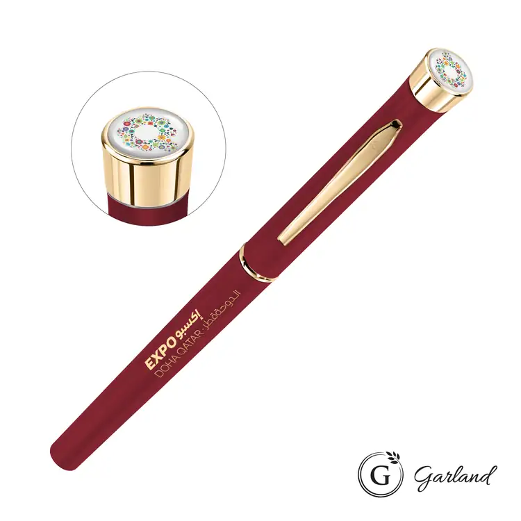Garland Color Matte Custom Rollerball Pen - Gold #8