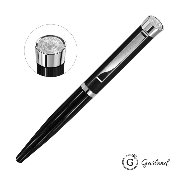 Stylo roller Garland Executive Color Custom Emblem avec garnitures chromées #2