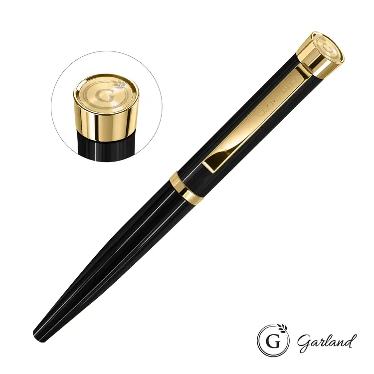 Garland Executive Color Emblem Rollerball Pen - Gold #2