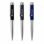 Stylo roller Garland Executive Custom Emblem Monogram avec garnitures chromées