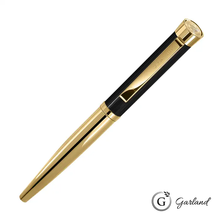 Garland Executive Custom Emblem Monogram Rollerball Pen - Gold #5