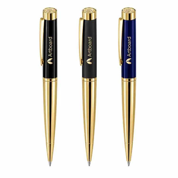 Garland Executive Custom Emblem Monogram Rollerball Pen - Gold