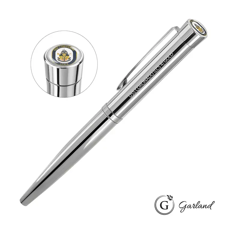 Garland Executive Custom Signature Rollerball Pen - Chrome