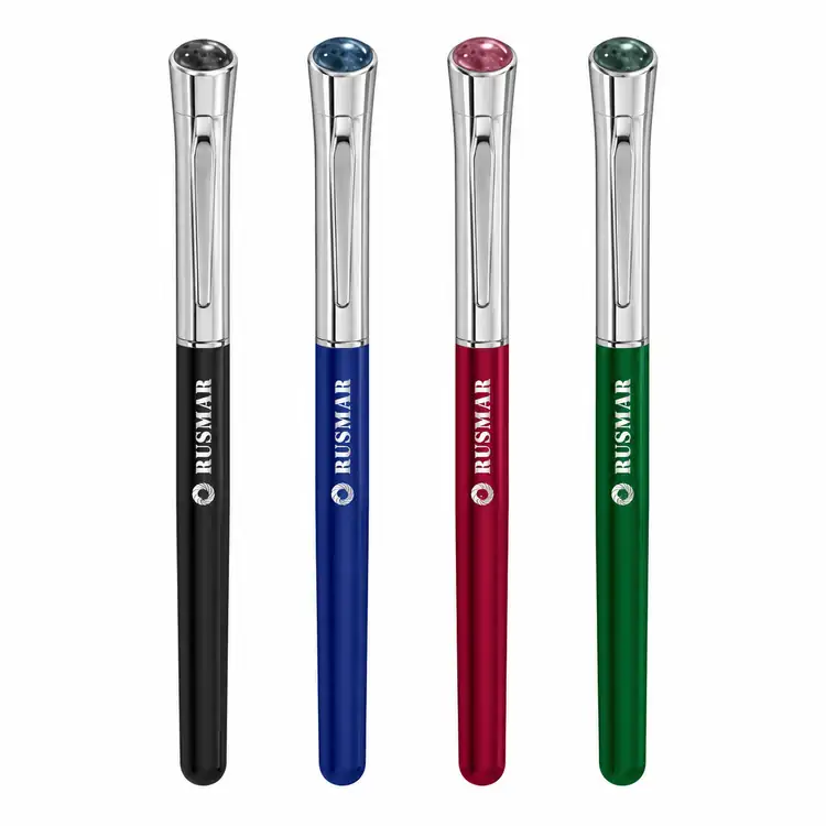 Garland Monogram Aura Rollerball Pen - Chrome