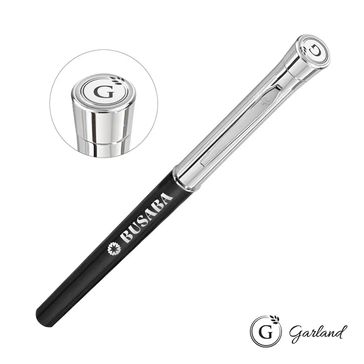 Stylo roller Garland Monogram avec garnitures chromées #2