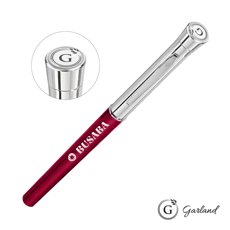 Stylo roller Garland Monogram avec garnitures chromées #4