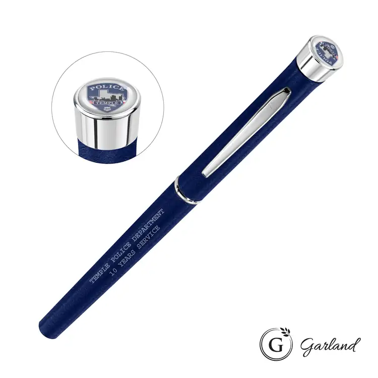 Garland Tactical Custom Textured Rollerball Pen - Chrome #3