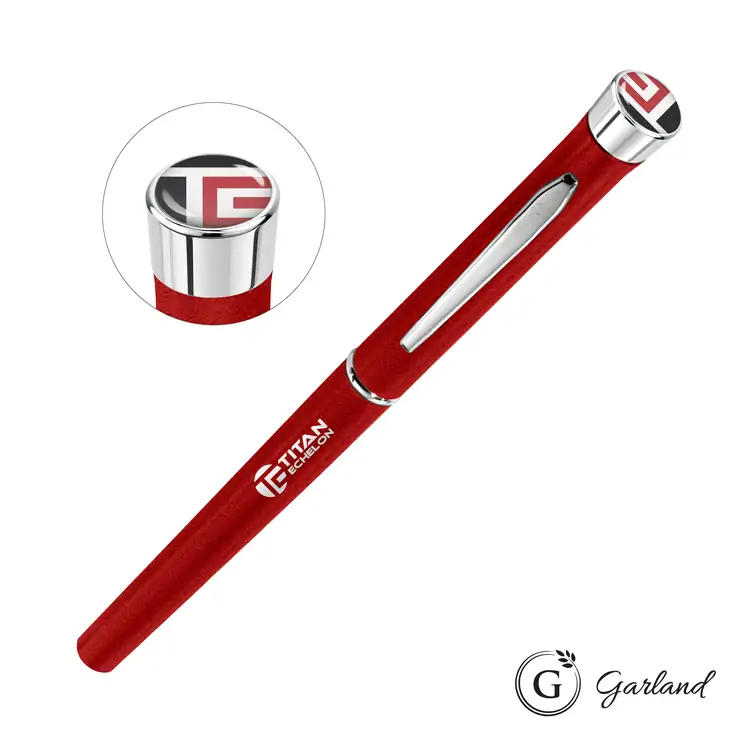 Garland Tactical Custom Textured Rollerball Pen - Chrome #4