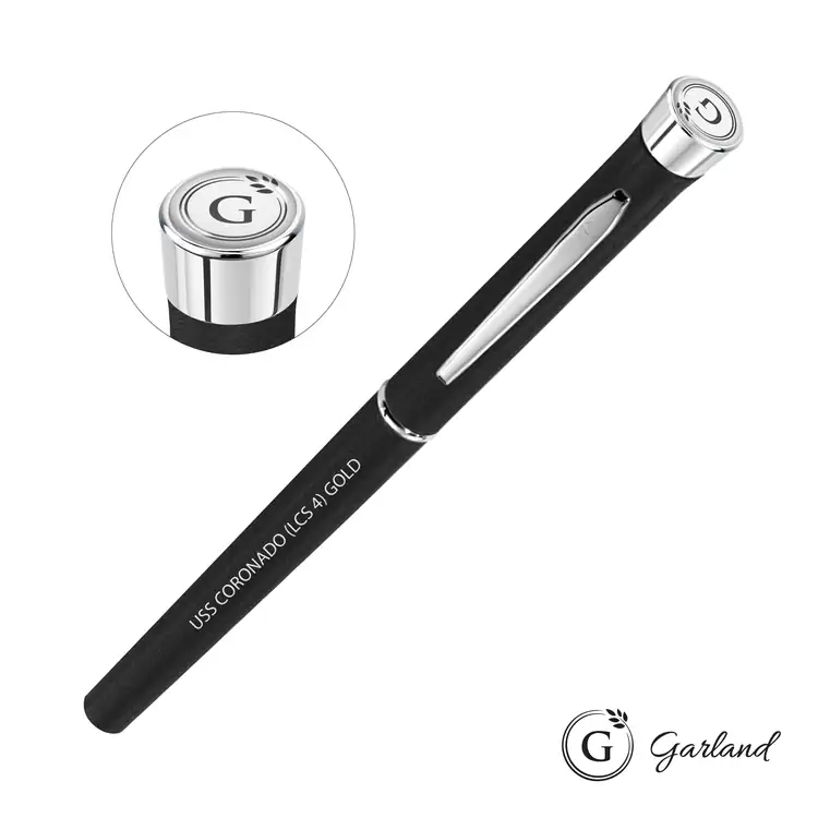 Garland Tactical Textured Rollerball Pen - Chrome #2