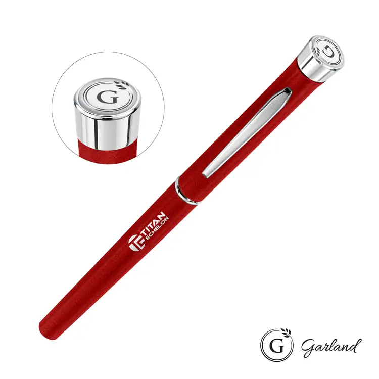 Garland Tactical Textured Rollerball Pen - Chrome #4