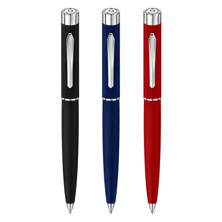Garland Tactical Textured Rollerball Pen - Chrome