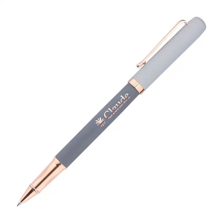 Goldfinch Two-Tone Rollerball Pen with Rose Gold Accents #4