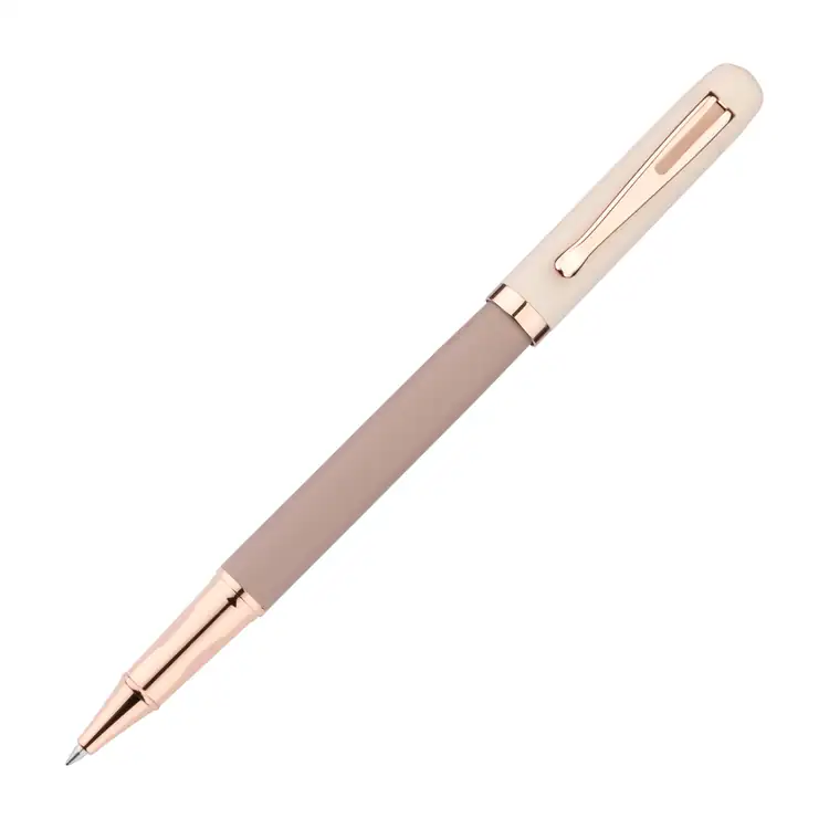Goldfinch Two-Tone Rollerball Pen with Rose Gold Accents #7