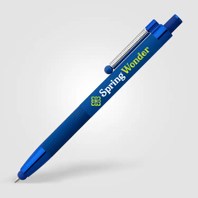 Lisbon Recycled Aluminum Monochrome Fidget Stylus Pen #7