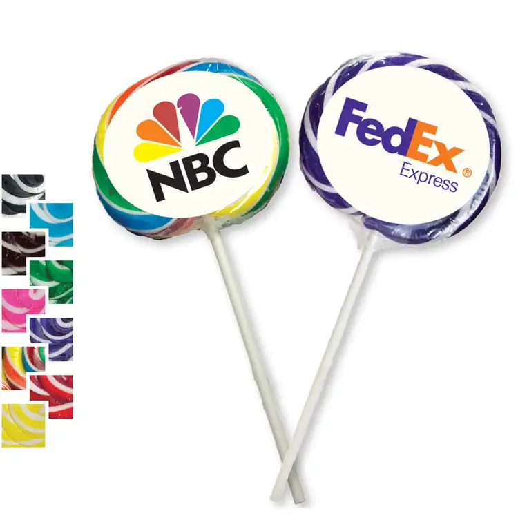Two-Tone Whirly Pop Lollipop