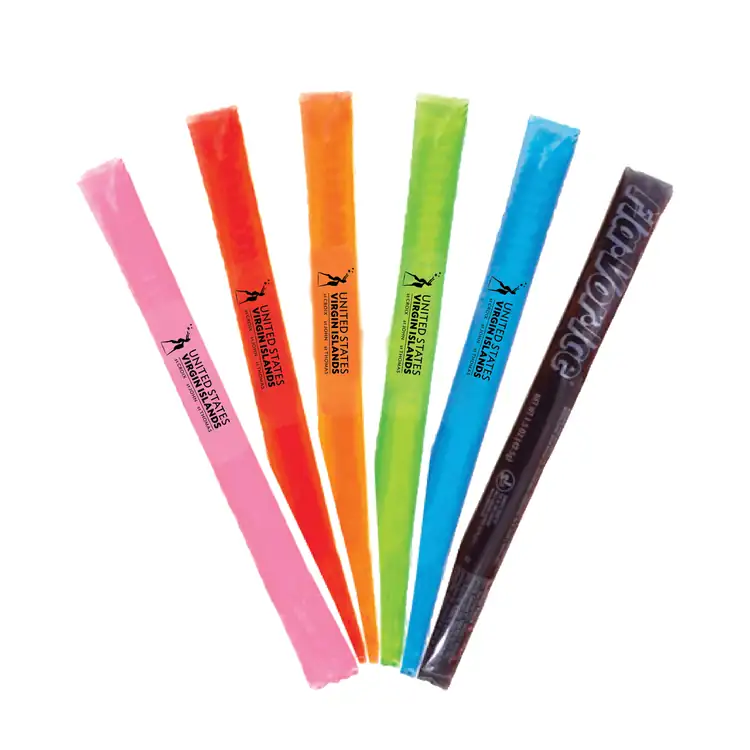 Sucettes glacées aux saveurs assorties