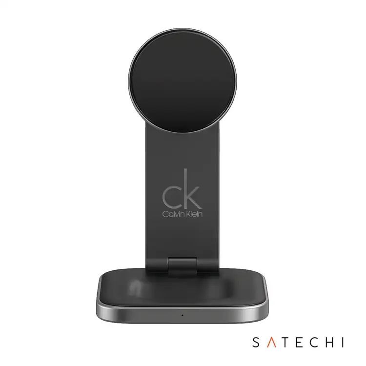 Support de recharge sans fil pliable SATECHI Qi2 3 en 1