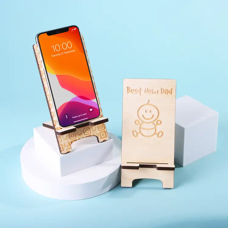 Collapsible Wood Phone Stand #5