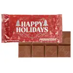 Tablette de chocolat au lait de 3 oz sous film métallique