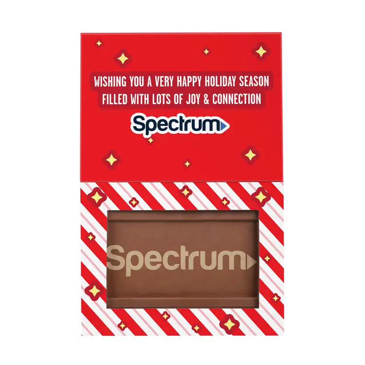Rectangle Etched Milk Chocolate Bar- Greeting Card Box #4