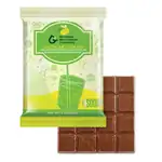 Tablette de chocolat pétillant au citron-lime