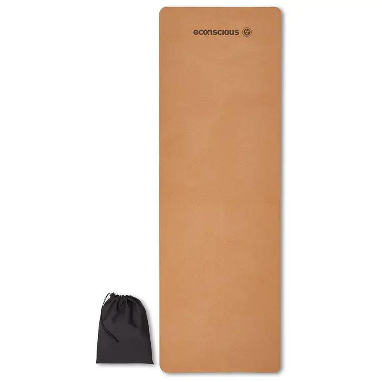 Packable Cork Yoga Mat with Carry Bag #3