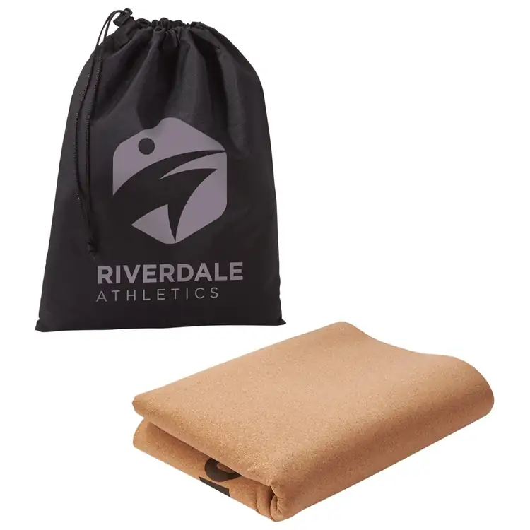 Packable Cork Yoga Mat with Carry Bag