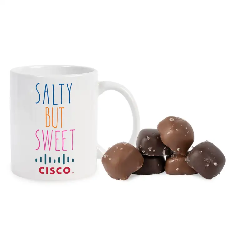 Ceramic Mug 11 oz with Sea Salt Caramels #2