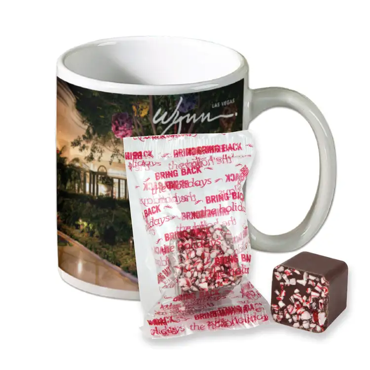 11 oz mug with hot cocoa cube #2